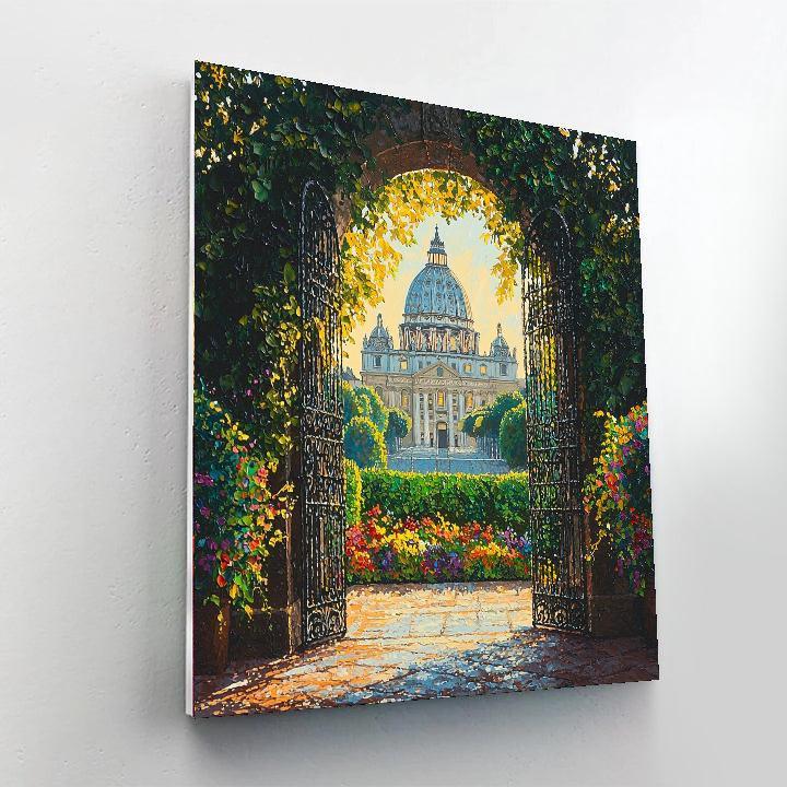 The Secret Keyhole At Garibaldi Gate Numbered Painting Kits