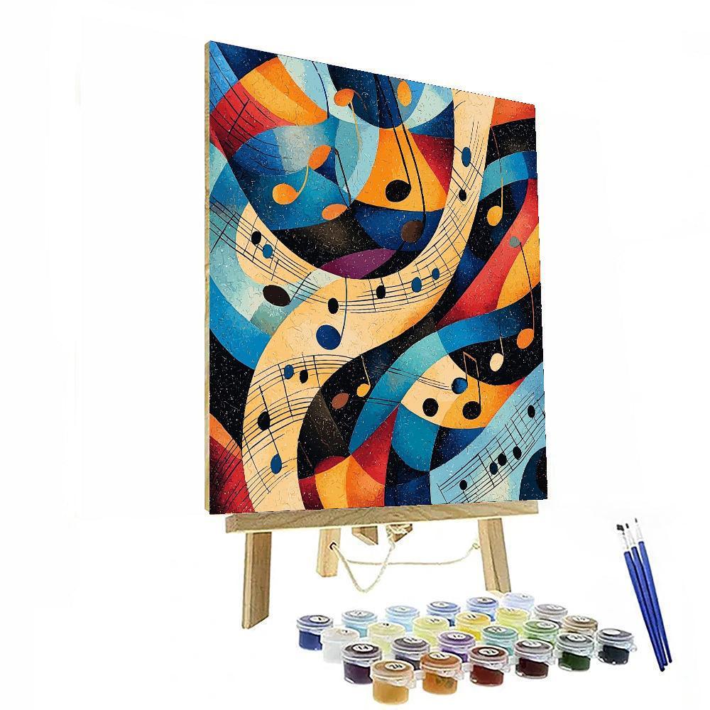 Paul Klee Inspired Harmony Of Echoes  Paint By Numbers