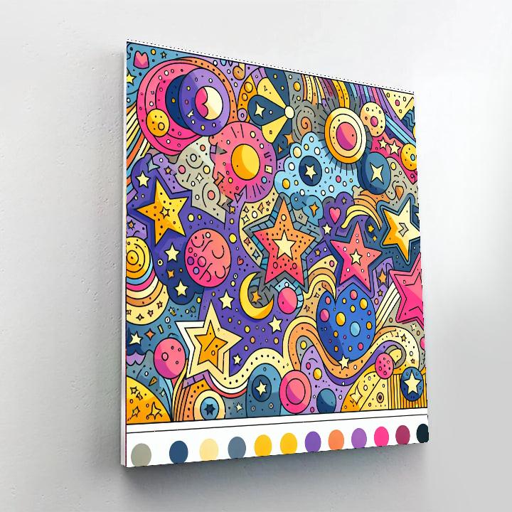 The Adventure Of Colors Painting Number Kit