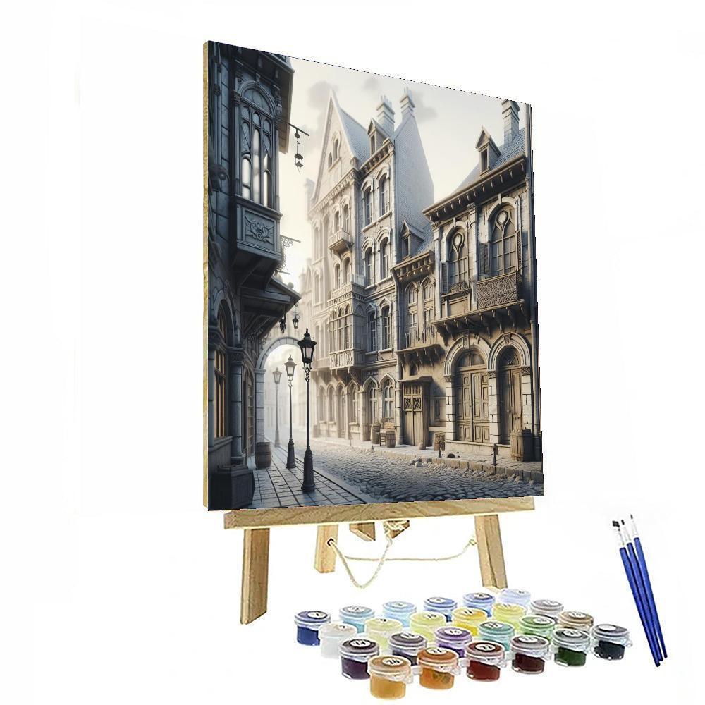 Old World City Stroll Paint By Number