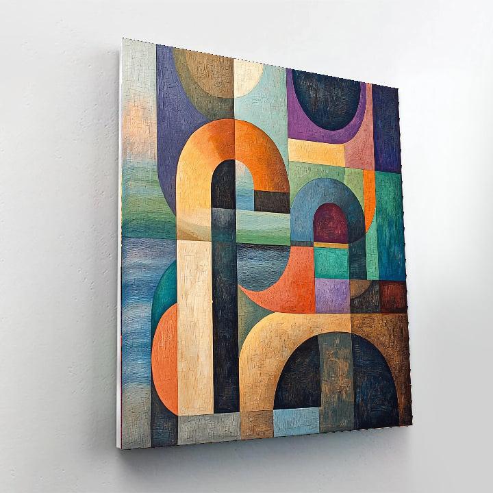 Max Ernst Inspired Fluid Expressions  Paint By Numbers Art