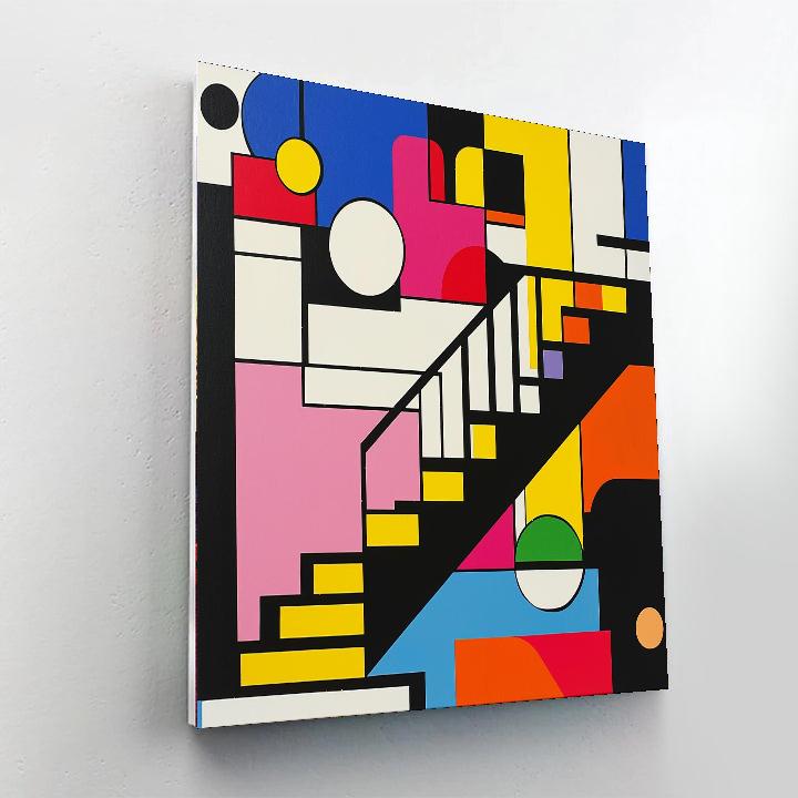 Banksy Inspired Beyond The Facade  Number Painting