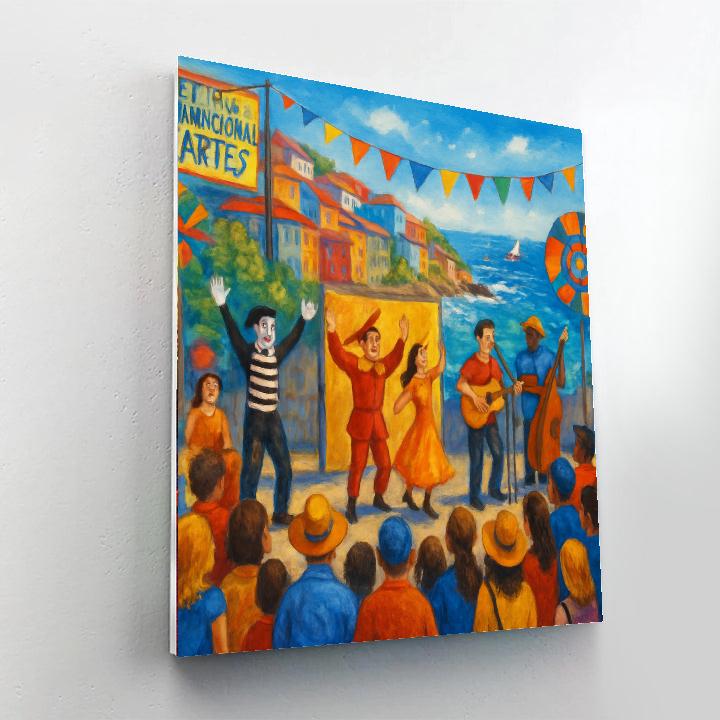 International Festival Of Arts - Chile Paint By Numbers Art