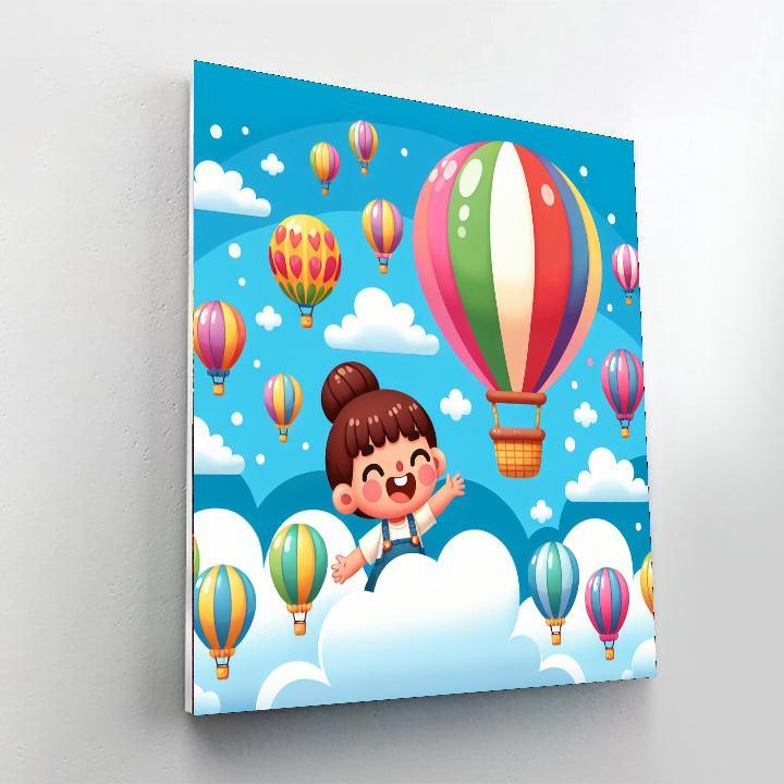 Floating Balloon Festival Paint By Numbers Kits