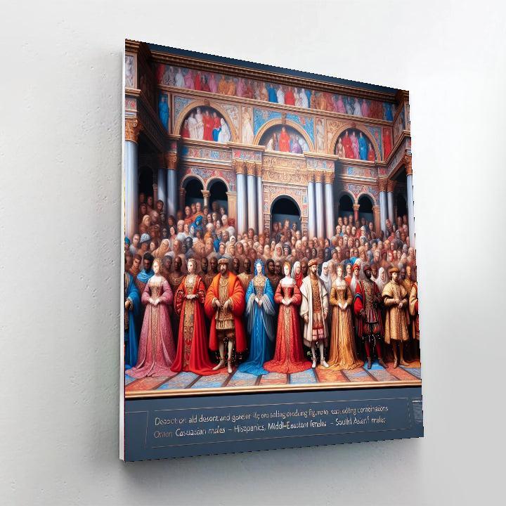 Renaissance Revelry Number Painting
