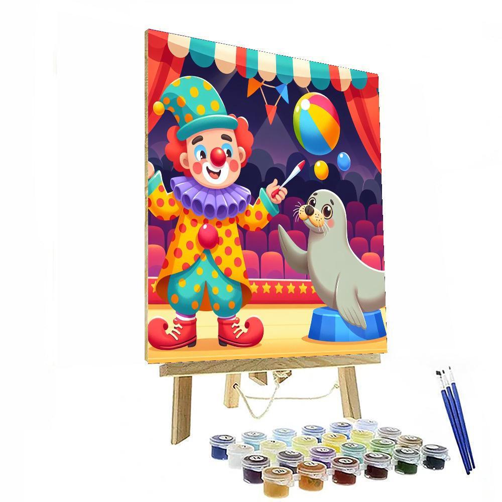 Dreamland Circus Painting By Numbers Kit