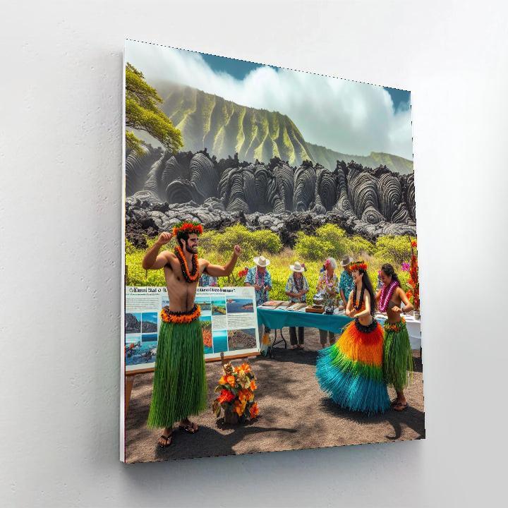 Pahoa Lava Tree State Monument Festival Paint By Numbers