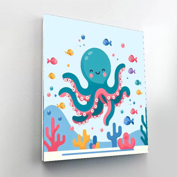 Dancing Octopus Paint By Numbers Kits