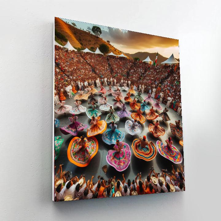 Guelaguetza - Oaxaca Painting By Numbers Kit