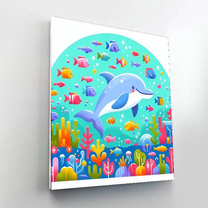 Deep Sea Dive Adventure Paint By Numbers Art