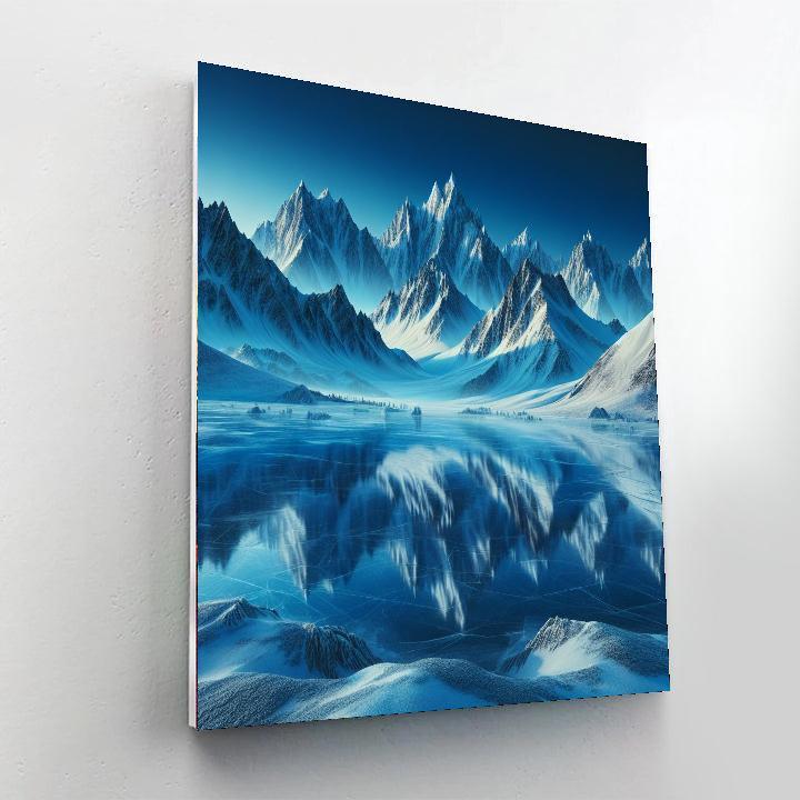 Winter Mountain Majesty Paint By Number