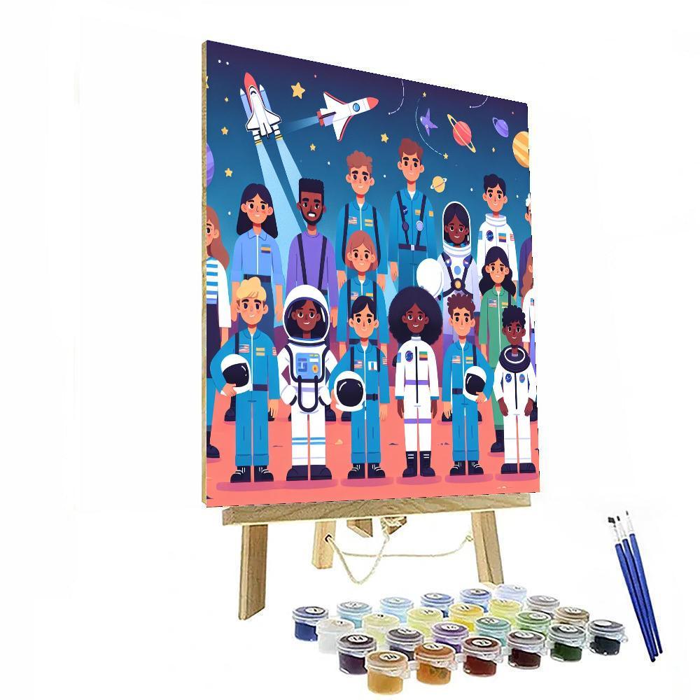 Cosmic Space Camp Numbered Painting Kits