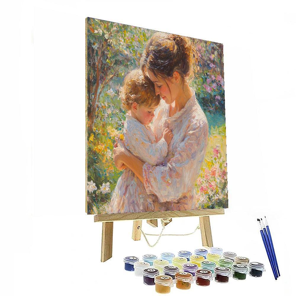 Love’s Gentle Embrace Paint By Numbers