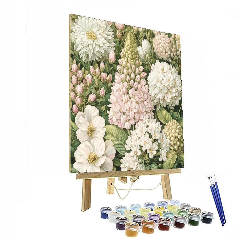 Pierre-Joseph Redouté Inspired Botanical Wonders  Painting By Numbers Kit
