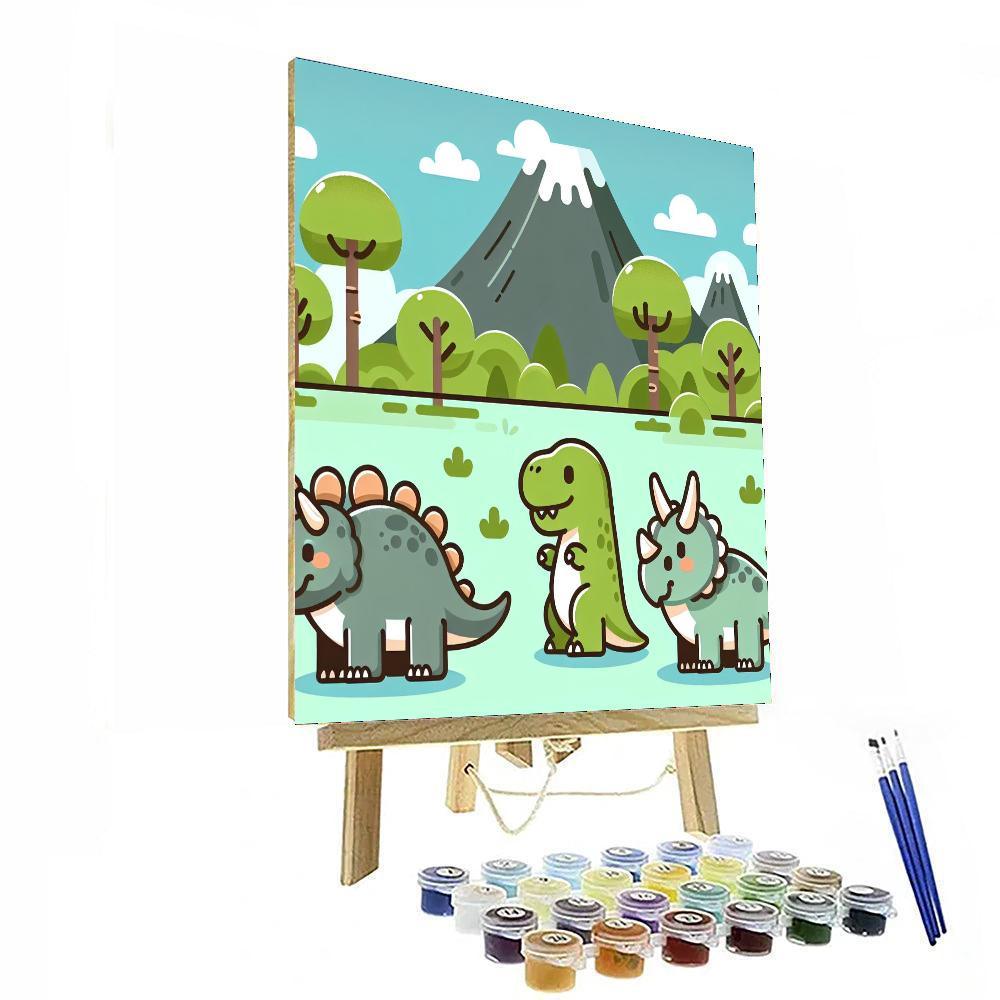 The Great Dinosaur Discovery Paint By Numbers Kits