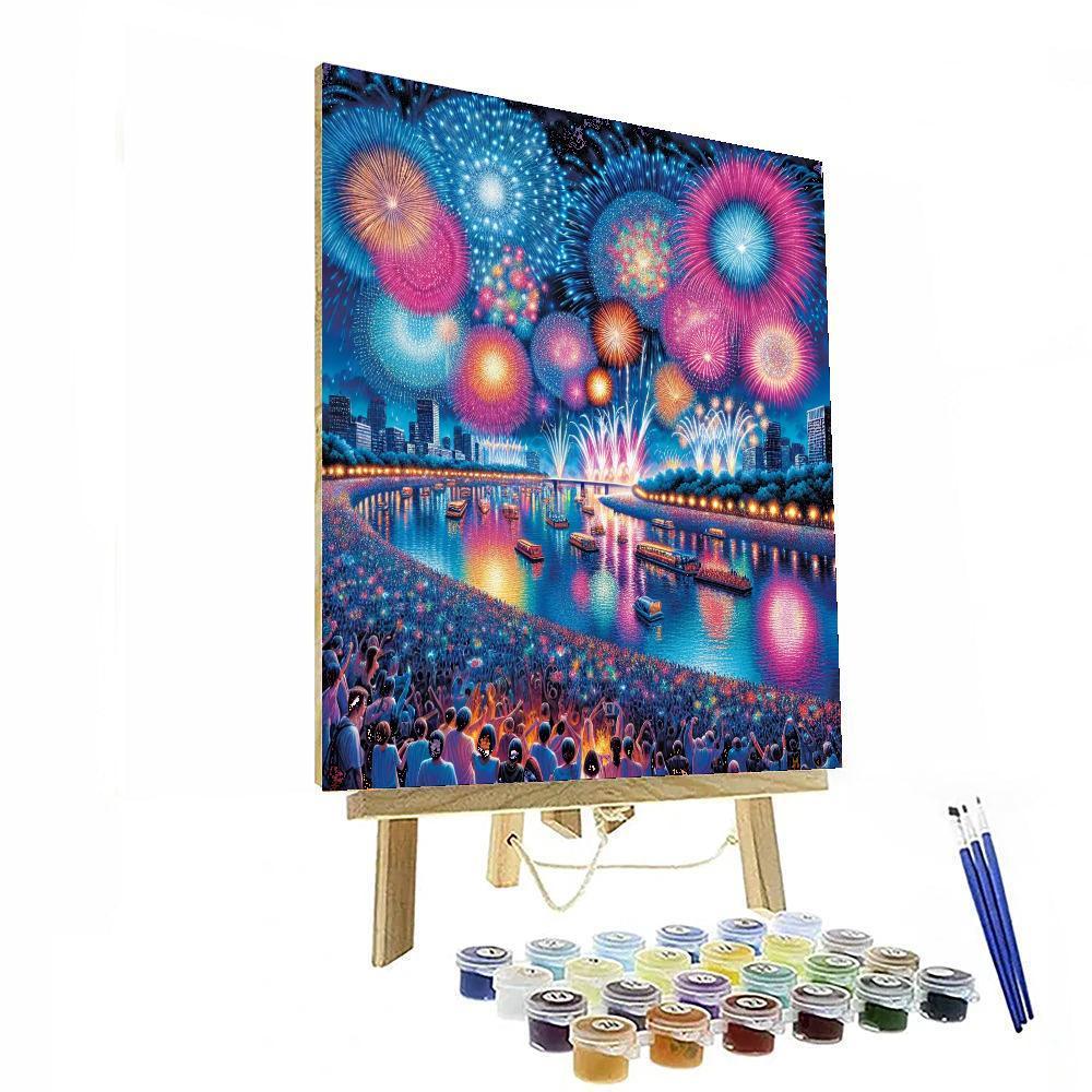 International Fireworks Festival - Vietnam DIY Paint By Numbers