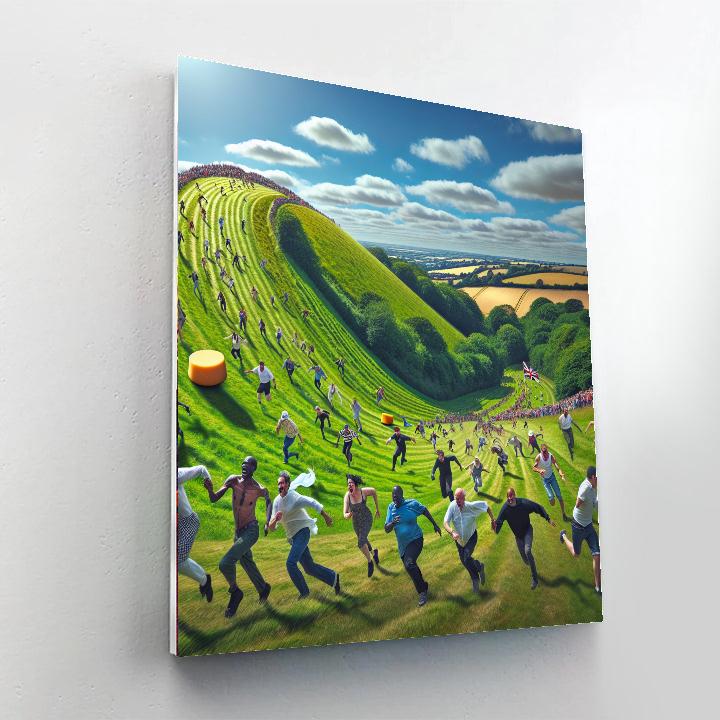 Cooper's Hill Cheese-rolling And Wake - Gloucester Numbered Painting Kits