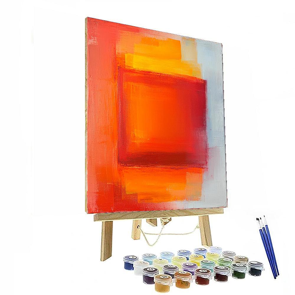 Mark Rothko Inspired Boundless Energy  DIY Paint By Numbers