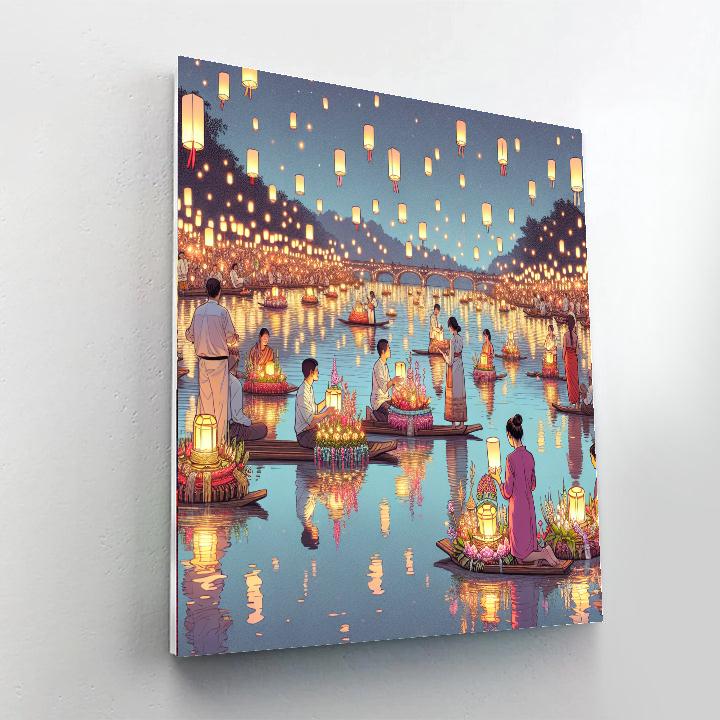 Loy Krathong Paint By Numbers Kits