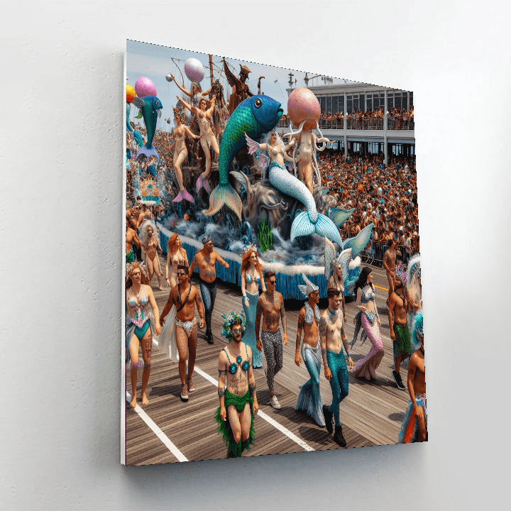 Mermaid Parade - Usa Paint By Numbers