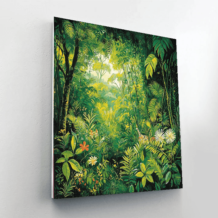 Henri Rousseau Inspired Rousseau's Jungle Adventure  Painting By Numbers Kit