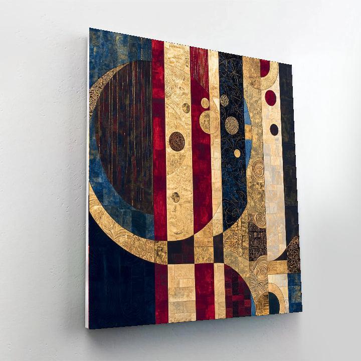 Gustav Klimt Inspired Symphony Of Patterns  Paint By Color