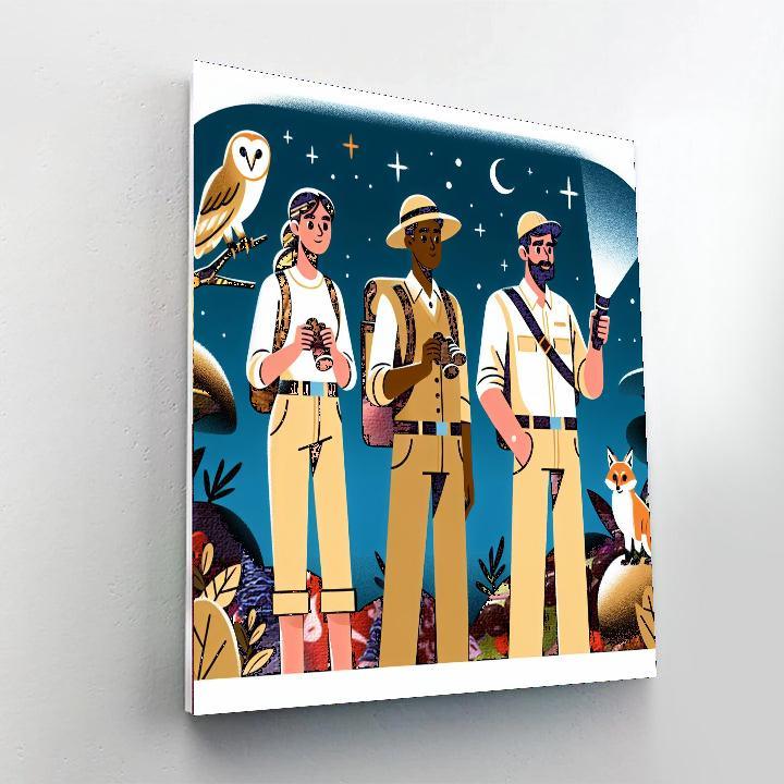 Safari Night Quest Paint By Number