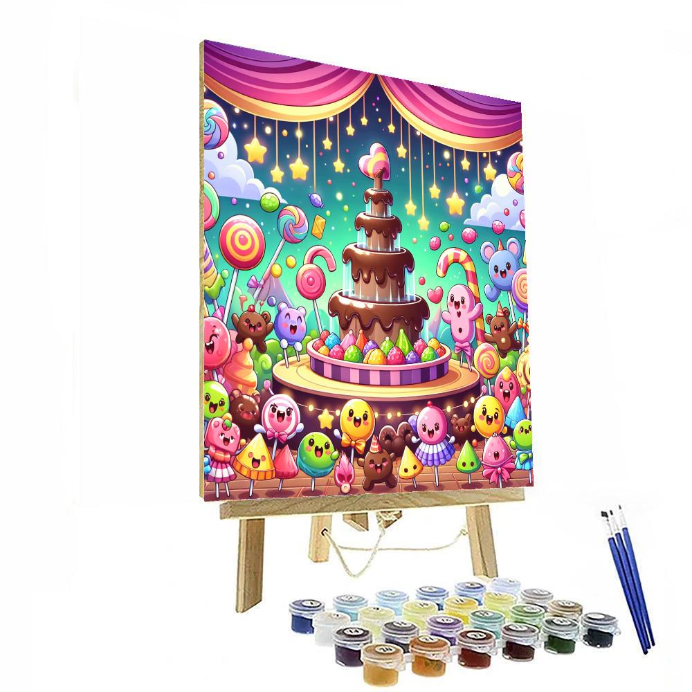 Candyland Festival Paint By Numbers Kits