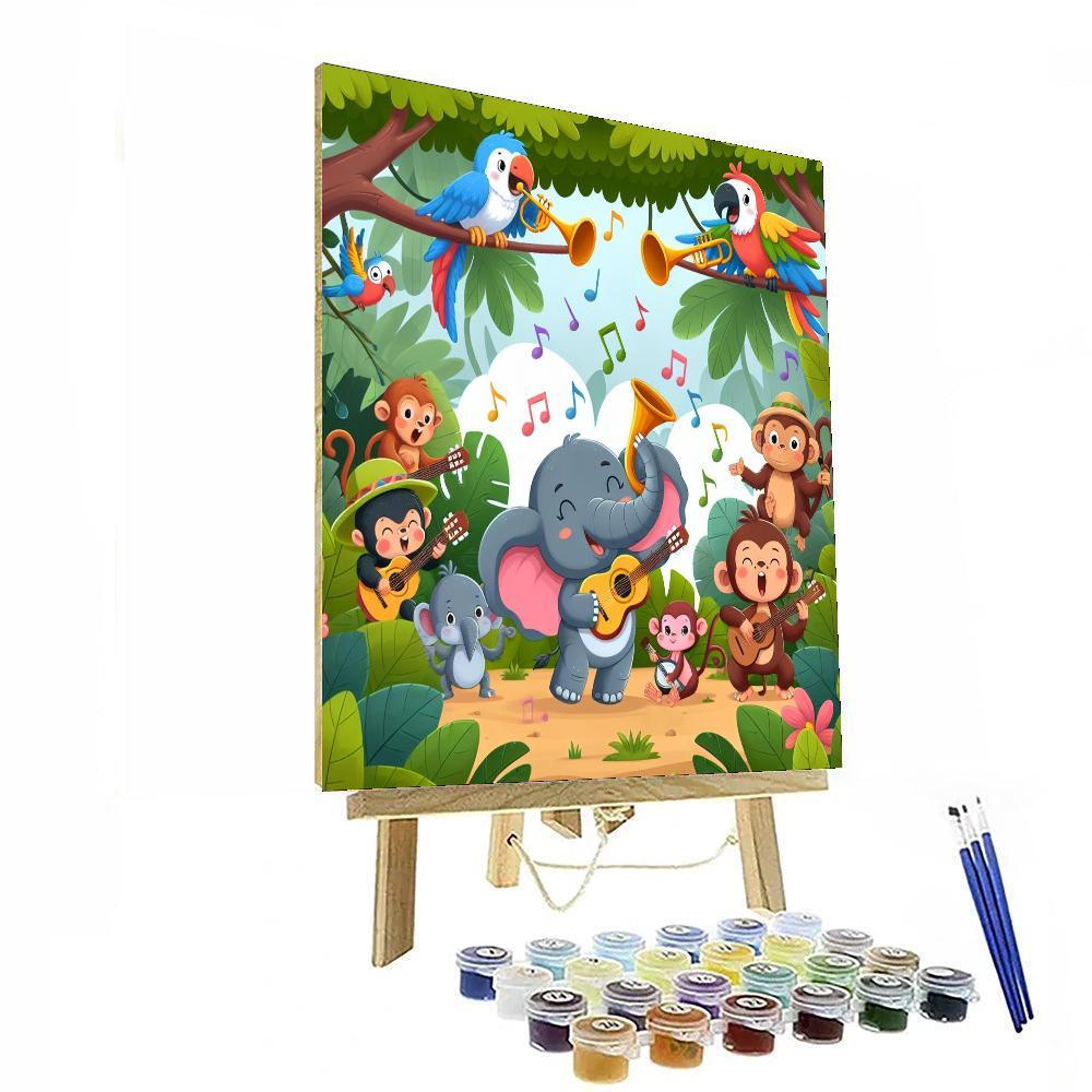 Jungle Rhythm Safari Numbered Painting Kits