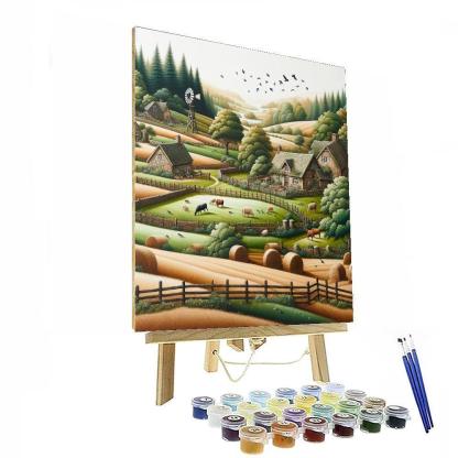 Pastoral Country Charm Paint By Number