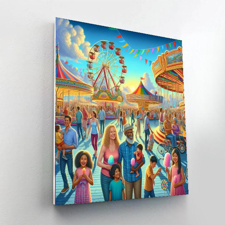 Lively Spring Carnival Paint By Numbers