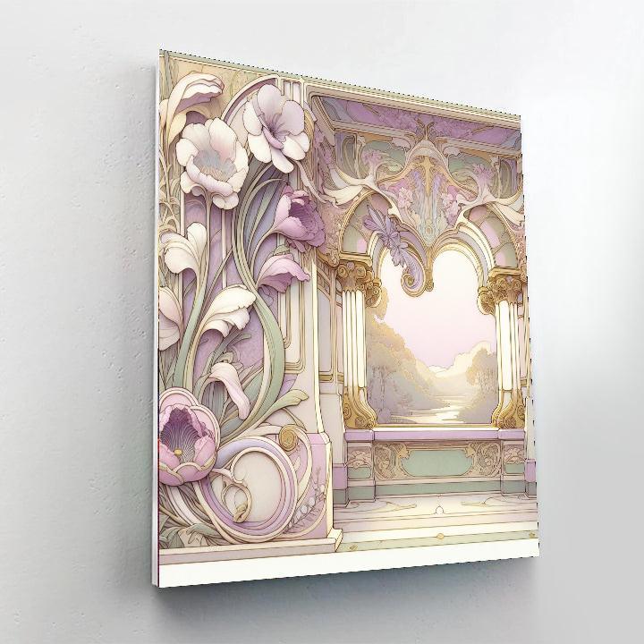 Elegant Art Nouveau Paint By Numbers