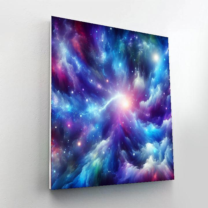 Cosmic Starburst Adventure DIY Paint By Numbers