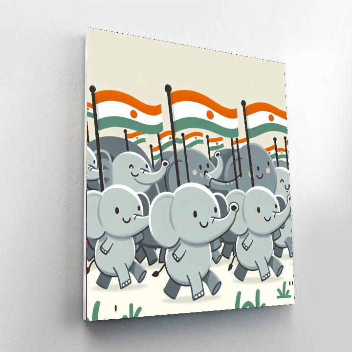 Enthusiastic Elephant Parade Numbered Painting Kits