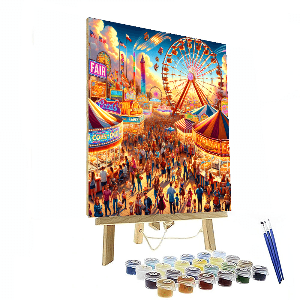The Great Texas State Fair - United States Painting Number Kit