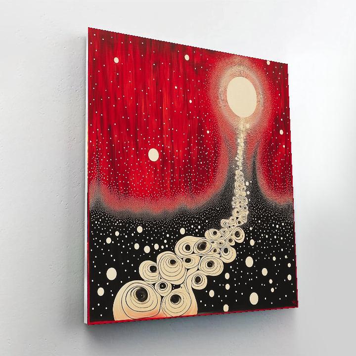 Yayoi Kusama Inspired Celestial Repetition  DIY Paint By Numbers