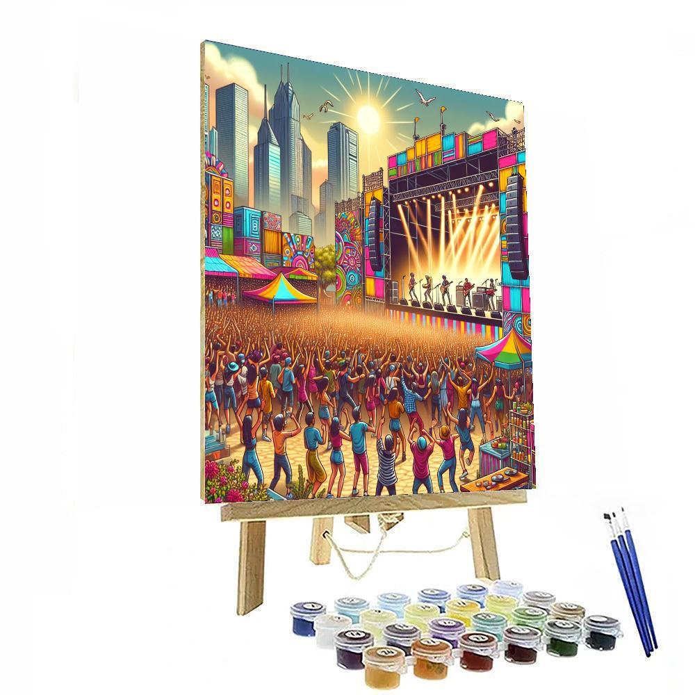 Lollapalooza Festival Paint By Numbers