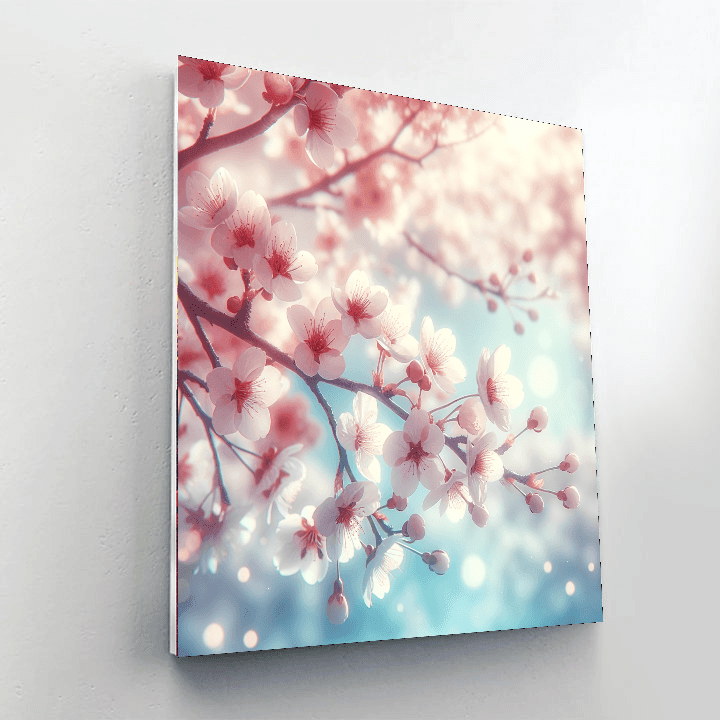 Blossoms In Spring DIY Paint By Numbers