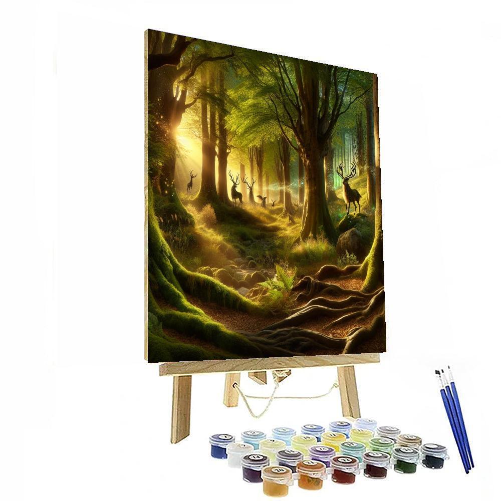 Enchanted Woodland Realm Numbered Painting Kits