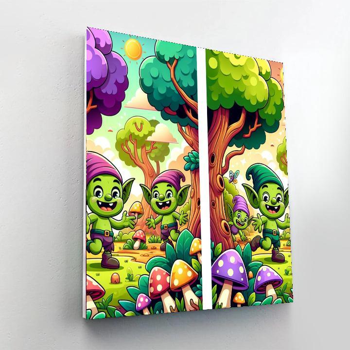 Giggle Goblins Paint By Numbers Art