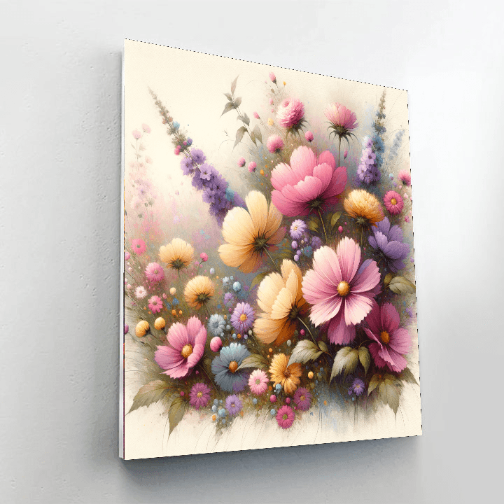 Floral Serenade Paint By Numbers