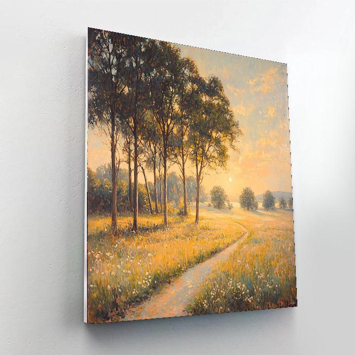 Edgar Degas Inspired Gentle Morning Light  Paint By Numbers