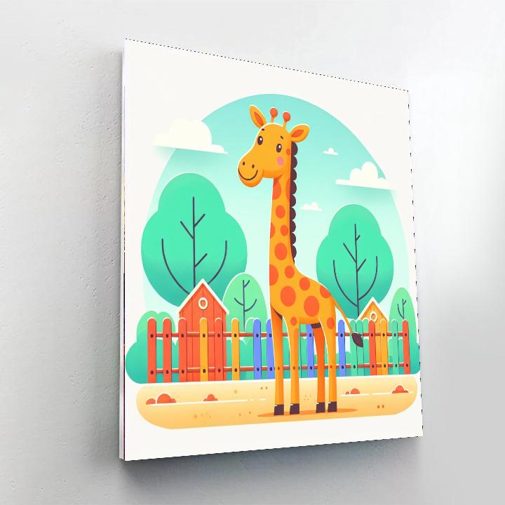 Zoo Friends Paint By Color