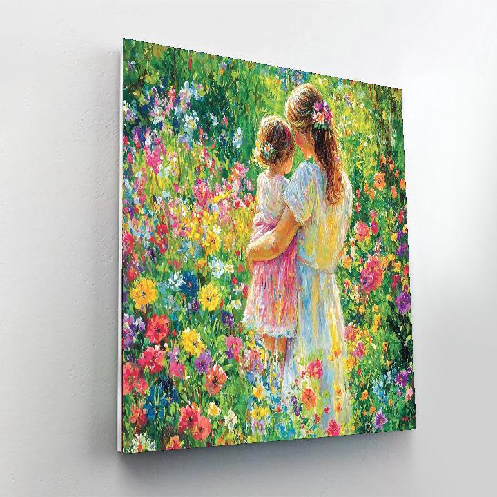 Hugs In The Garden DIY Paint By Numbers