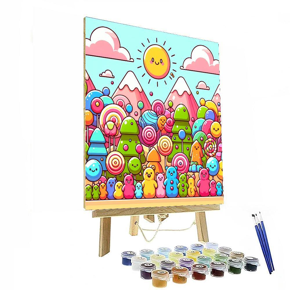 Playful Candyland Adventure Paint By Color