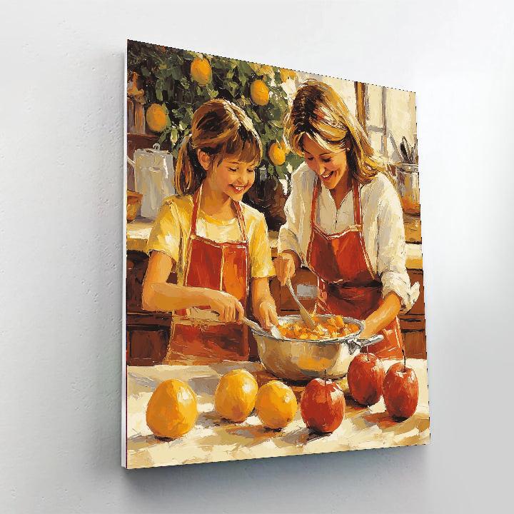 Mom's Little Chef Painting By Numbers Kit