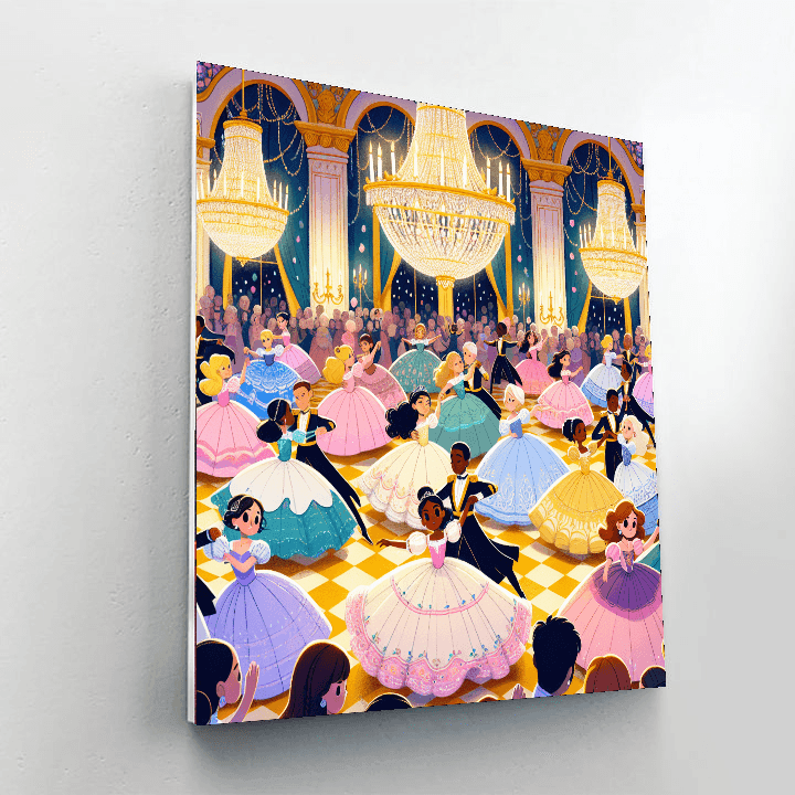 Royal Princess Ball Paint By Numbers Kits