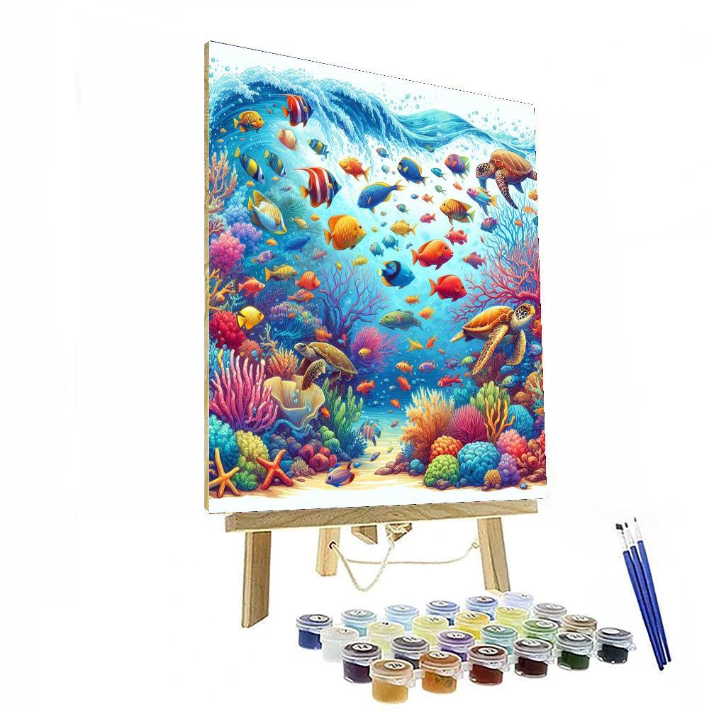 Charming Under The Sea Adventure Paint By Number