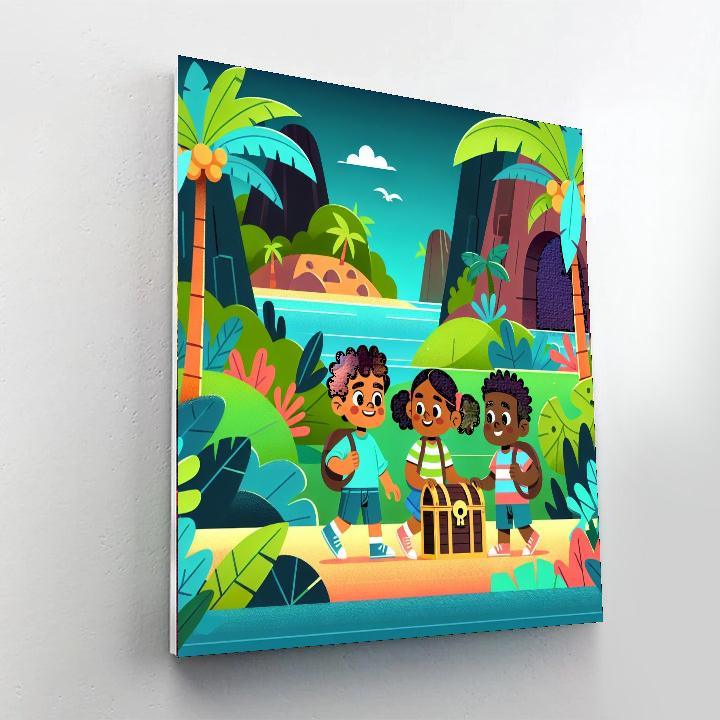Mystery Of The Lost Island Paint By Numbers