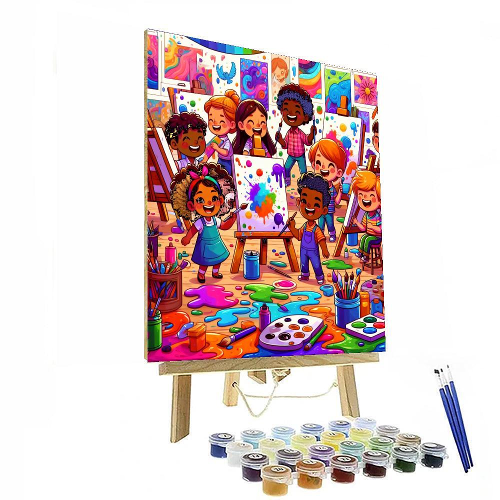 Little Artists Studio Number Painting